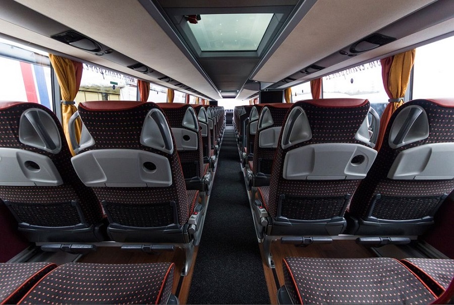 Setra DD interior seating